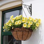 AMAGABELI GARDEN & HOME 4 Pack Hanging Plant Brackets Outdoor 10 inch Metal Fence Wall Plant Hanger Hooks for Hanging Flower Baskets Bird Feeders Lanterns Wind Chimes Rust-Resistant Black - size: 10 Inch, style: 4-Pack Bird 1 Hook