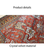 Boho Rug Vintage Medallion Area Rug Washable Distressed Floral Carpet for Living Room Bedroom Kitchen