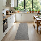 Softlife Hallway Runner Rug 2x6 ft Faux Jute Rug Washable Entryway Hall Carpet Runner Modern Farmhouse Laundry Room Rugs Kitchen Rugs Long Carpet for Bathroom, Grey - color: Grey, size: 2' x 6' (24"x72")
