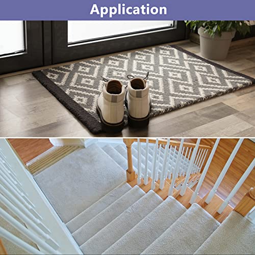 Pllieay 72x118 Inch Non Slip Final Backing Cloth, Vinyl Primary Tufting Cloth Backing Fabric, Non Slip Pad with Plum Blossom Pattern for Carpets Rug Tufting Gun Cushion Punch Needle - size: 6' x 9'10" (Rectangular)
