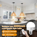 Boho Battery Operated Pendant Lights,Rechargeable Pendant Light with Remote,Rattan Pendant Light Fixtures for Kitchen Island,Boho Hanging Lights for Dining Room Bedroom Hallway Entryway(2 Pack) - size: 9.05 in
