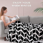 VENTIMI Electric Blanket Queen, 84" x 90" Heated Blanket with 9 Heat Levels & 2-4-8-10 Hours Auto Off, Fast Heating Blanket with ETL & FCC Certification, Black - color: Black, size: Queen