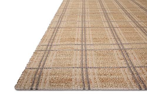 Loloi Chris Loves Julia Judy Collection JUD-02 Natural/Stone 5'-0" x 7'-6" Area Rug - color: Natural / Stone, size: 5' x 7'6" (Rectangular)