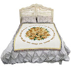 Pure Country Weavers Bundle of Yellow Roses Blanket - Those We Love Don't Go Away - Sympathy Bereavement Gift Tapestry Throw Woven from Cotton - Made in the USA (72x54) - color: Yellow Roses, size: 72" x 54"
