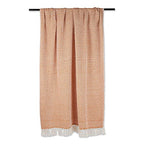 DII Woven Throw Collection 100% Cotton, Basketweave, 50x60, Pumpkin Spice - color: Pumpkin Spice, size: 50x60"
