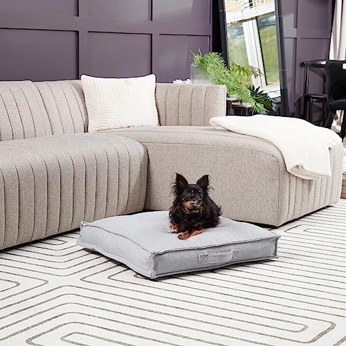 South Pine Porch Mila Square Tufted Pillow Style Dog Bed, Cement, Small (24" x 24") - color: Cement, size: Small (24" x 24")