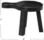 Creative Co-Op Decorative Wood Pedestal, Black