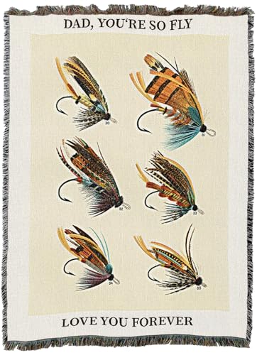 Pure Country Weavers Dad so Fly Blanket - Gift Tapestry Throw Woven from Cotton - Made in The USA (60X80) - color: Dad So Fly, size: 60x80