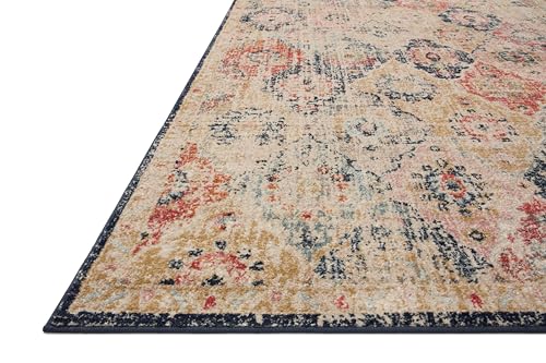 Loloi Jocelyn Collection JOC-07 Khaki/Multi 7'-10" x 10' .38" Thick Area Rug - color: Khaki / Multi, size: 7'10" x 10' (Rectangular)