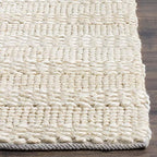 SAFAVIEH Natural Fiber Collection Runner Rug - 2'3" x 6', Bleach, Handmade Jute, Braided Woven Design, Ideal for Living Room, Bedroom (NF212D) - color: Bleach, size: 2'3" x 6' (Runner)