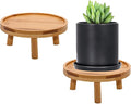 ARTORA Mid Century Modern Plant Stand, Wood Indoor Plant Holder Succulents Plant Pot Raiser Decorative Corner Planter Stand for Small to Medium Plants (Natural 2PCS)