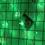 Brizled Green Christmas Lights, 69.6ft 300 Count Mini String Lights Connectable, 120V UL Certified Incandescent Light White Wire, Green Xmas Tree Light for Indoor Outdoor Xmas Halloween Tree Party - color: Green