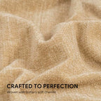 RECYCO Throw Blanket Soft Cozy Chenille Throw Blanket with Fringe Tassel for Couch Sofa Chair Bed Living Room Gift (Beige, 60" x 80") - color: Beige, size: 60'' X 80''
