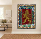 Pure Country Weavers Scottish Lion Blanket - Gift Fantasy Tapestry Throw Woven from Cotton - Made in the USA (72x54) - color: Scotland Lion, size: 72" x 54"