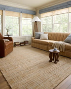 Loloi Chris Loves Julia Judy Collection JUD-01 Natural/Cream 2'-6" x 7'-6" Runner Rug - color: Natural / Cream, size: 2'6" x 7'6" (Rectangular)