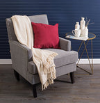 DII Diamond Throw Collection Cotton Woven, 50x60, White - color: White