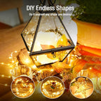 12 Pack Fairy Lights Battery Operated - 7ft 20 Led Twinkle Lights 3 Modes, Bulk Mini String Lights Waterproof for Mason Jars Vases DIY Party Wedding -Warm White & Cold White - color: Warm White&Cool White, size: 12 Pack