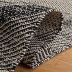 SAFAVIEH Montauk Collection Runner Rug - 2'3" x 11', Black, Handmade Cotton, Ideal for High Traffic Areas in Living Room, Bedroom (MTK821D) - color: Black, size: 2'3" x 11' (Runner)