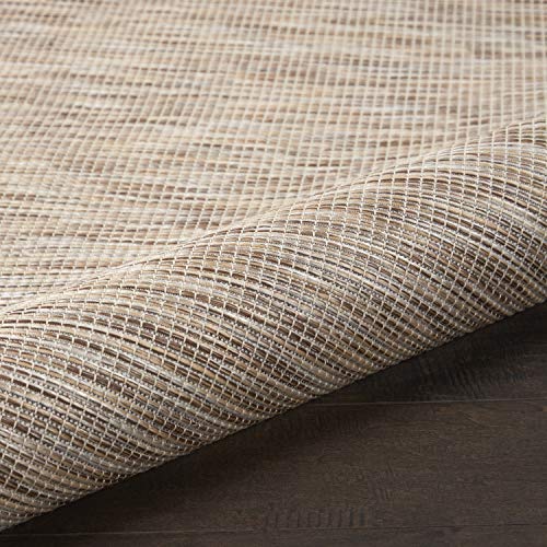Nourison Home Positano Beige 2'2" x 10' Area Rug - Easy Clean, Non Shedding, Bed Room, Living Room, Dining Room, Kitchen (10' Runner) - color: Beige, size: 2'2" x 10' (Runner)