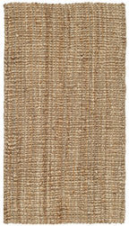 SAFAVIEH Area Rug 2x3 - Natural Fiber Collection - Natural Brown, Handmade Jute, Farmhouse Style, Chunky Textured Thick Pile (NF447A) - color: Natural, size: 2' x 3' (Rectangular)