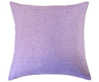Aiking Home Woven Fine Faux Linen Throw Pillow Cover, Size 18"x18", Lavender - color: Lavender, size: 18" x 18" (Pack of 1)