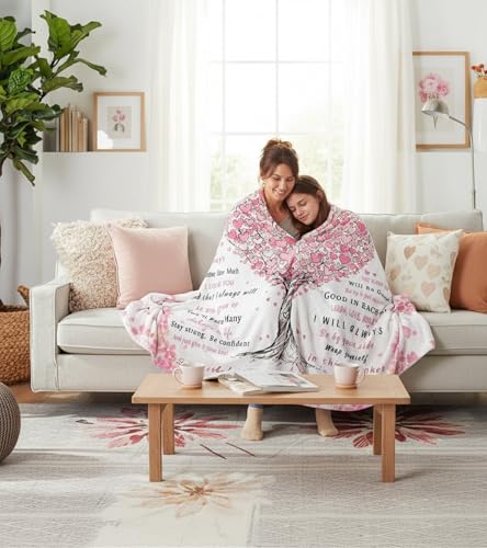 Aipon Daughter Gifts Blanket, Birthday Gift for Daughter Blankets from Mom Dad to My Daughter Blanket 40"x 50", Daughter Gifts from Mom Best Gifts for Adult Daughters Wedding Graduation - color: For Daughter, size: 40.00'' × 50.00''