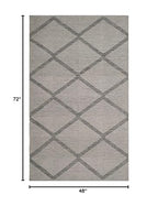 SAFAVIEH Montauk Collection Accent Rug - 4' x 6', Black, Handmade Cotton, Ideal for High Traffic Areas in Entryway, Living Room, Bedroom (MTK821D) - color: Black, size: 4' x 6' (Rectangular)