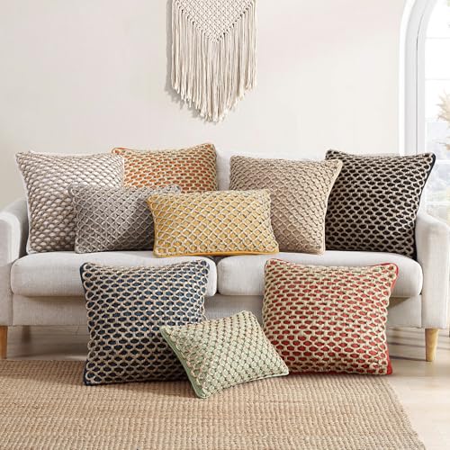 Boho Living 18x18 Black Throw Pillow Covers with Pillow Insert Included, Pack of 1 - color: Black, size: (1) 18" x 18" Pillow Cover With Insert