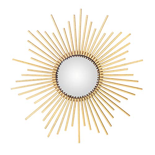 Safavieh Home Collection Rosaland 24-inch Gold Sunburst Round Mirror