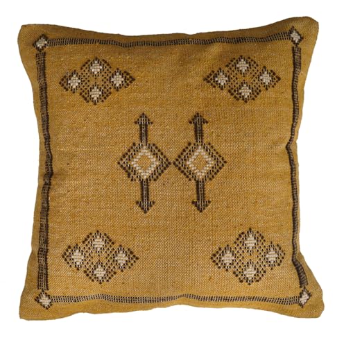Indian Cotton Cushion Cover Sabra Kilim Pillow Cover Designer Decorative Sofa 18x18 Inche Handwoven Cushion Case for Farmhouse Home Decor Spring Decorative Pillow (Pattern 30) - color: Pattern 30
