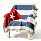 Pure Country Weavers Cuba Flag Blanket - Gift Tapestry Throw Woven from Cotton - Made in The USA (69x48) - color: Cuba Flag