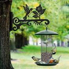 Metal Plant Hooks (2-Pack) - Decorative Wall Hangers with Bird Design for Indoor & Outdoor Use - Hanging Brackets for Plants, Flower Baskets, Bird Feeders, Lanterns - Patio, Garden, Home Decor - style: 2 Pcak Bird