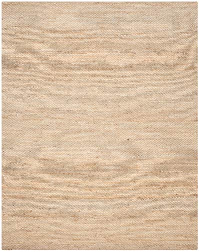 SAFAVIEH Natural Fiber Collection Area Rug - 9' x 12', Natural, Handmade Jute, Ideal for High Traffic Areas in Living Room, Bedroom (NF459A) - size: 9' x 12' (Rectangular)