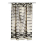 DII California Casual, Colby Southwest Woven Throw, Black & Gray, 50x60 - color: Black & Gray