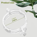 Thickened Plant Fixing Clip 100Pcs, 2025 Summer New Tomato Grape Vine Vegetables Plant Fixing Clips, Upgrade Plant Support Clips Reusable Garden Clips Secured Plastic Plant Clip (150, Black)