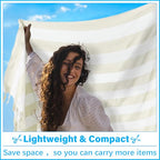 Vikumond Oversized Turkish Beach Towel Blanket XXL Cotton Sandproof Towels Boho Woven Extra Large Big Sand Free Giant Throw Blankets Huge Quilt XL Picnic Camping Necessities Cloud for Adult Gifts - color: Z Ubeige Vertical Stripe, size: Xxxl(88x82 In,224x