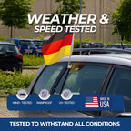 DreamController Custom Car Flag 12x17 Inch; Personalized Car Window Flag with Photo Text Logo; Pack of 1; Window Pole Included; for Car Truck Van Vehicle; Made in USA; Fast Delivery - color: Car Flag Custom