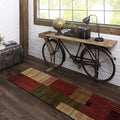 Mohawk Home Alliance Modern Geometric 2' x 8' Area Rug - Red - Perfect for Living Room, Dining Room, Office - size: 2' x 8' (Rectangular)
