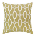C&F Home Cream On Green Tufted Decor Decoration Throw Pillow 17" x 17" for Sofa Couch Or Bed 17" x 17" Green