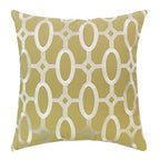 C&F Home Cream On Green Tufted Decor Decoration Throw Pillow 17" x 17" for Sofa Couch Or Bed 17" x 17" Green