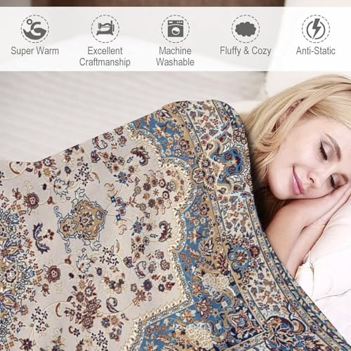 Traditional Boho Throw Blanket,Vintage Geometric Textured Rustic Farmhouse Bohemian Pattern Soft Throw Blanket for Couch Sofa Camping Office Travel Home Bedroom Decor All Seasons 30"x40" - color: Boho-2, size: 30x40in