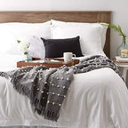 DII Woven Loop Throw Collection, 50x60, Gray - color: Gray