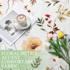 Drydiet Boho Area Rugs Cute Sweet Throw Rugs Aesthetic Soft Bedroom Carpet for Living Room Dining Playroom Nursery Family Indoor Dorm (Wildflower) - style: Wildflower