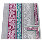 100% Cotton Throw Blanket for Couch Sofa or Bed All Season Terry Blankets & Throws, Lightweight & Breathable Cotton Blanket, Picnic Rug, Terry Bed Sheet (Ariadne) - color: Ariadne