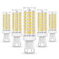 Ziomitus G9 Led Bulbs Dimmable 4000k Natural White,G9 40W 50W 60W T4 Halogen Replacement,No Flicker G9 6W AC120V Dimmable Neutral LED Bulbs for Chandelier Pendant Lighting,600 LM(5Pack) - color: 4000k Natural White, size: 6 Watts