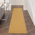 Nourison Home Positano Yellow 2'2" x 10' Area Rug - Easy Clean, Non Shedding, Bed Room, Living Room, Dining Room, Kitchen (10' Runner) - color: Yellow, size: 2'2" x 10' (Runner)