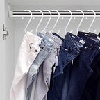 12 Pack 4-1/2 Inch White S Hooks for hanging, Large Vinyl Coated S Hangers Hooks Heavy Duty, Steel Metal Rubber Coated Closet Rod Hooks for Hanging Jeans Clothes Plant Pot Pan Cup Bathrooms Towel Robe - color: White