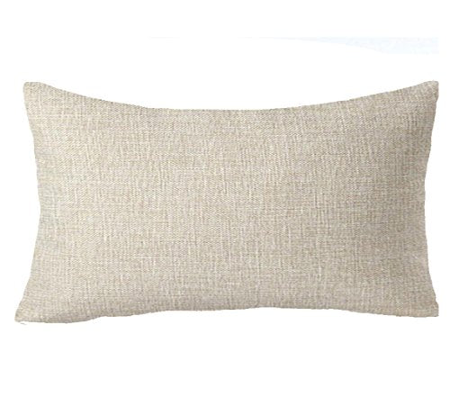 Happy Winter Snowflakes Believe Merry Christmas Throw Pillow Cover Cushion Case Cotton Linen Material Decorative Lumbar 12X20 inches - color: A