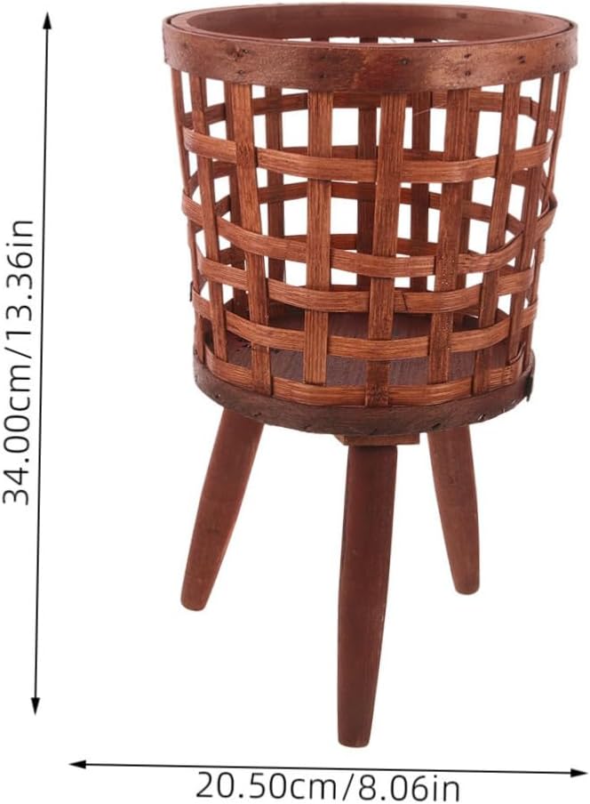 Elegant Wood Planter Pot Rack for Bohemian Decor Plant Pots Stand for Living Corridors