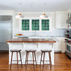 Modern Pendant Light with Real Wood Cap - 12.6” White Hanging Light Fixture for Kitchen Island, Dining Room Table - Adjustable Height Ceiling Light with E26 Socket - Scandinavian Style - color: White, size: 12.6 inches